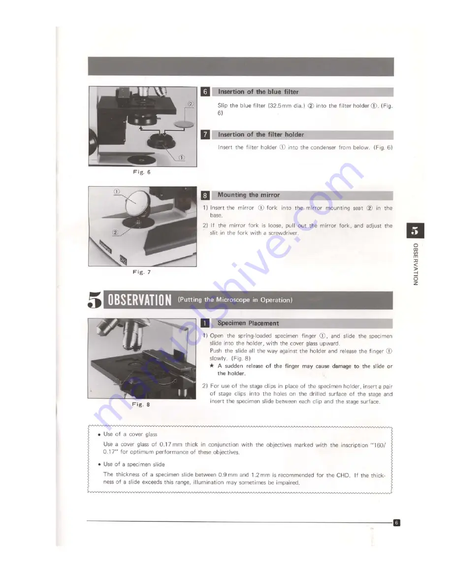 Olympus CHD Instructions Manual Download Page 9