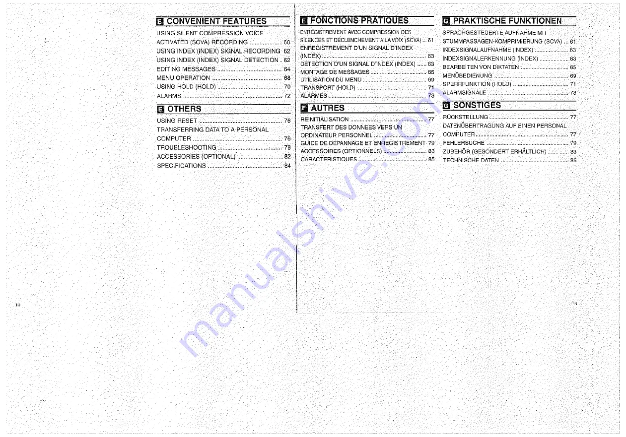 Olympus D 1000 Operation Manual Download Page 6