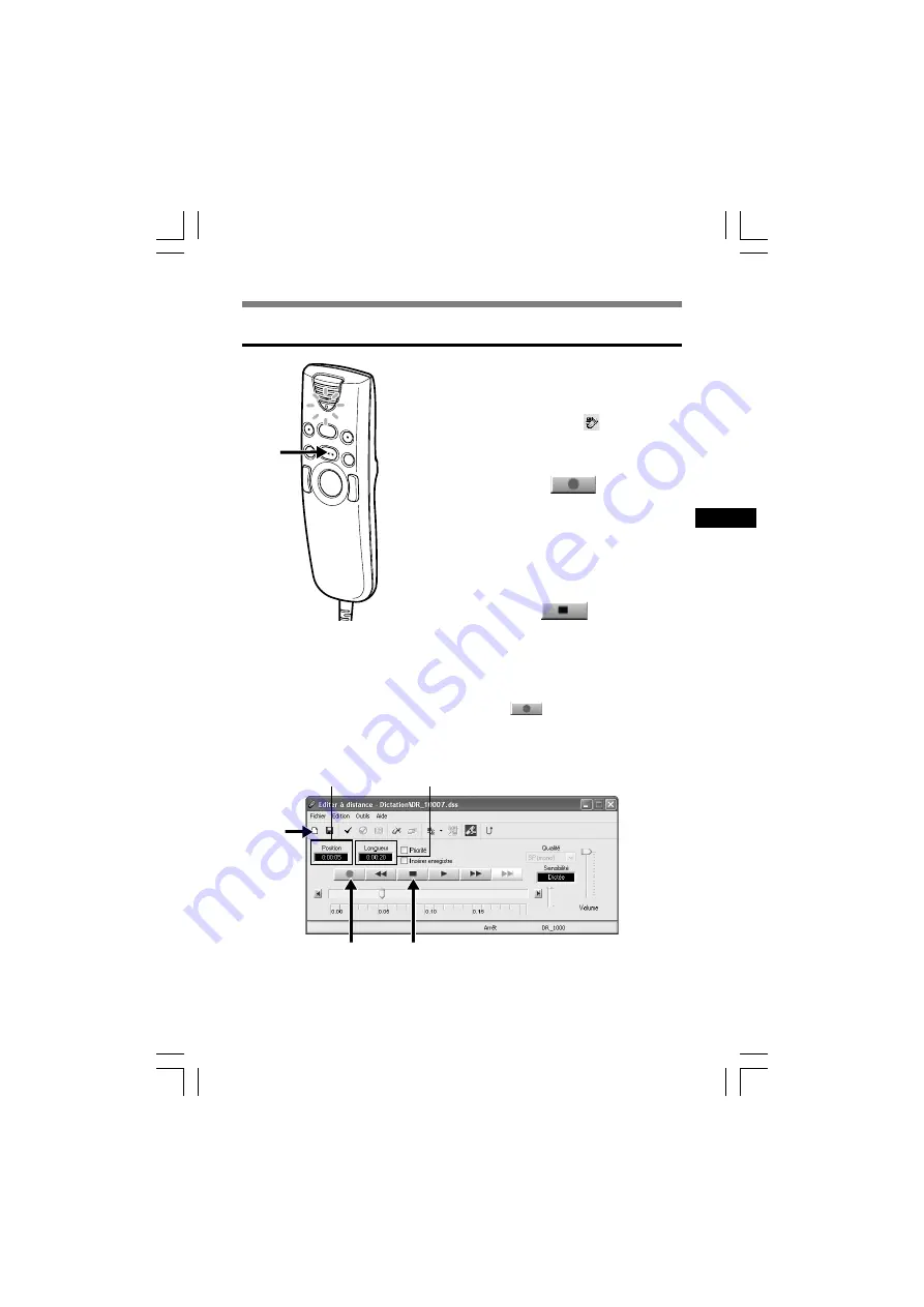 Olympus DR 1000 - Directrec Dictation Kit Скачать руководство пользователя страница 15