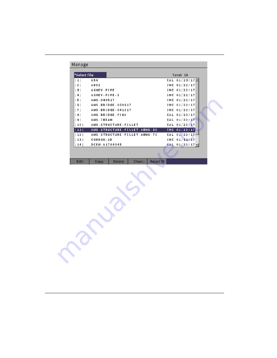 Olympus EPOCH 6LT User Interface Manual Download Page 128