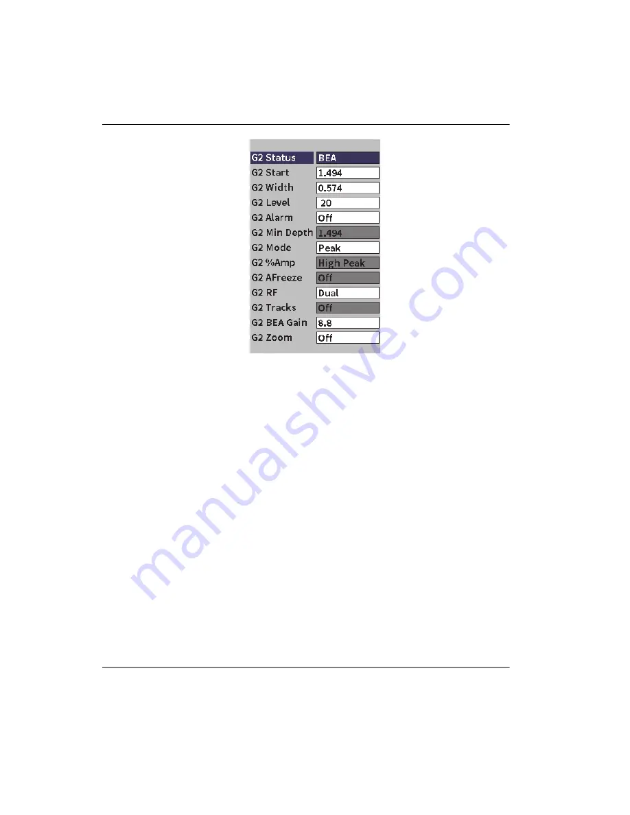 Olympus EPOCH 6LT User Interface Manual Download Page 198