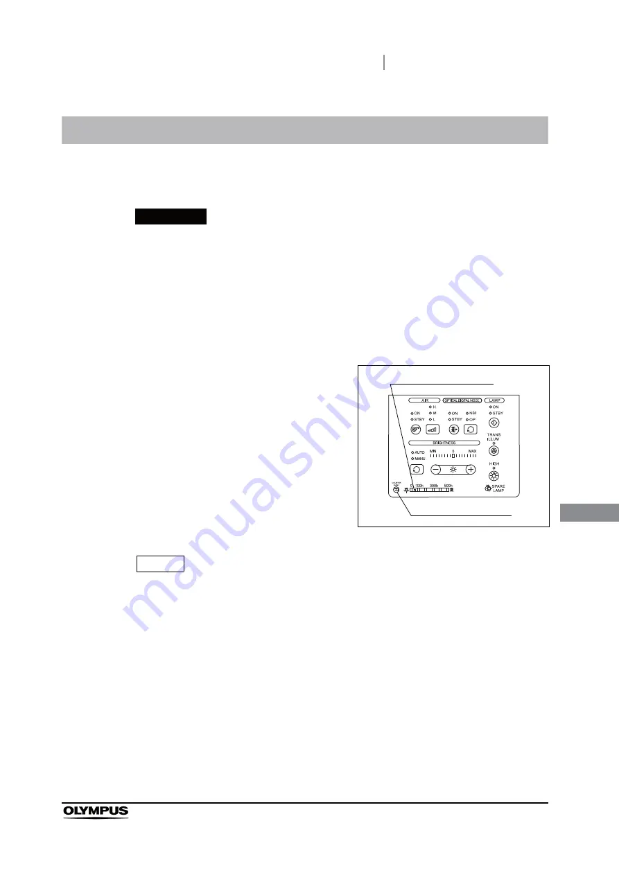 Olympus EVIS EXERA III Instructions Manual Download Page 97