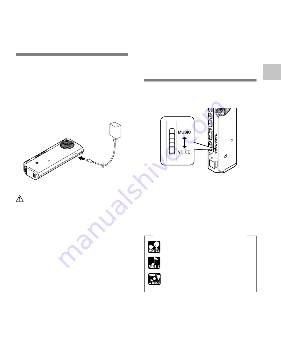 Olympus VOICE & MUSIC DM-10 Скачать руководство пользователя страница 11