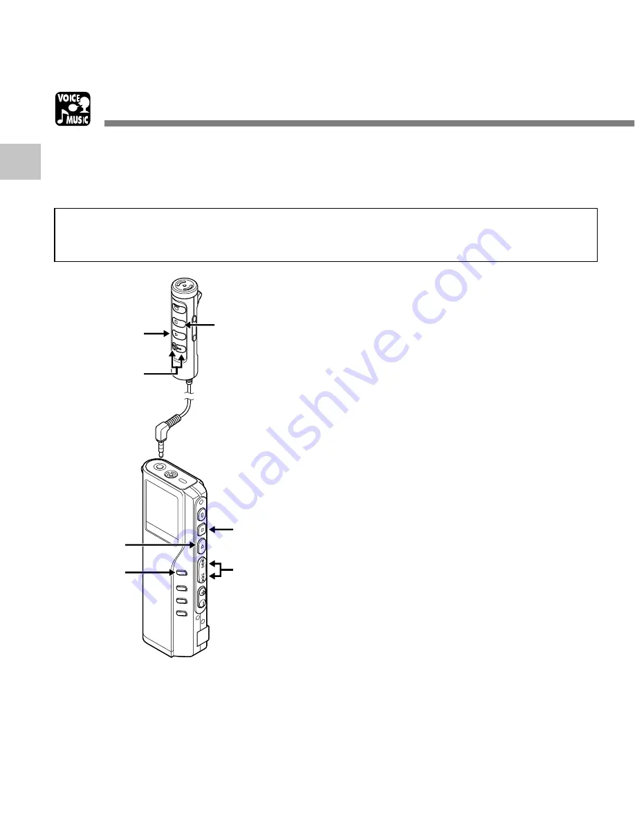 Olympus VOICE & MUSIC DM-10 Instructions Manual Download Page 74