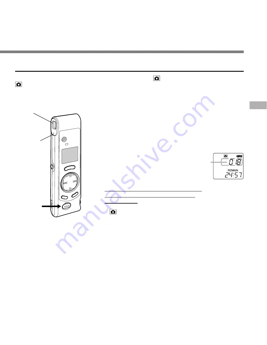 Olympus W-10 - 16 MB Digital Voice Recorder Instructions Manual Download Page 15