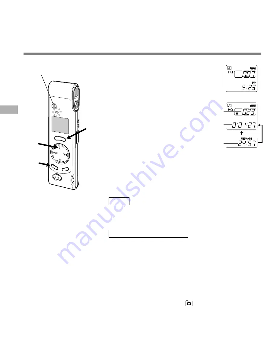 Olympus W-10 - 16 MB Digital Voice Recorder Скачать руководство пользователя страница 46