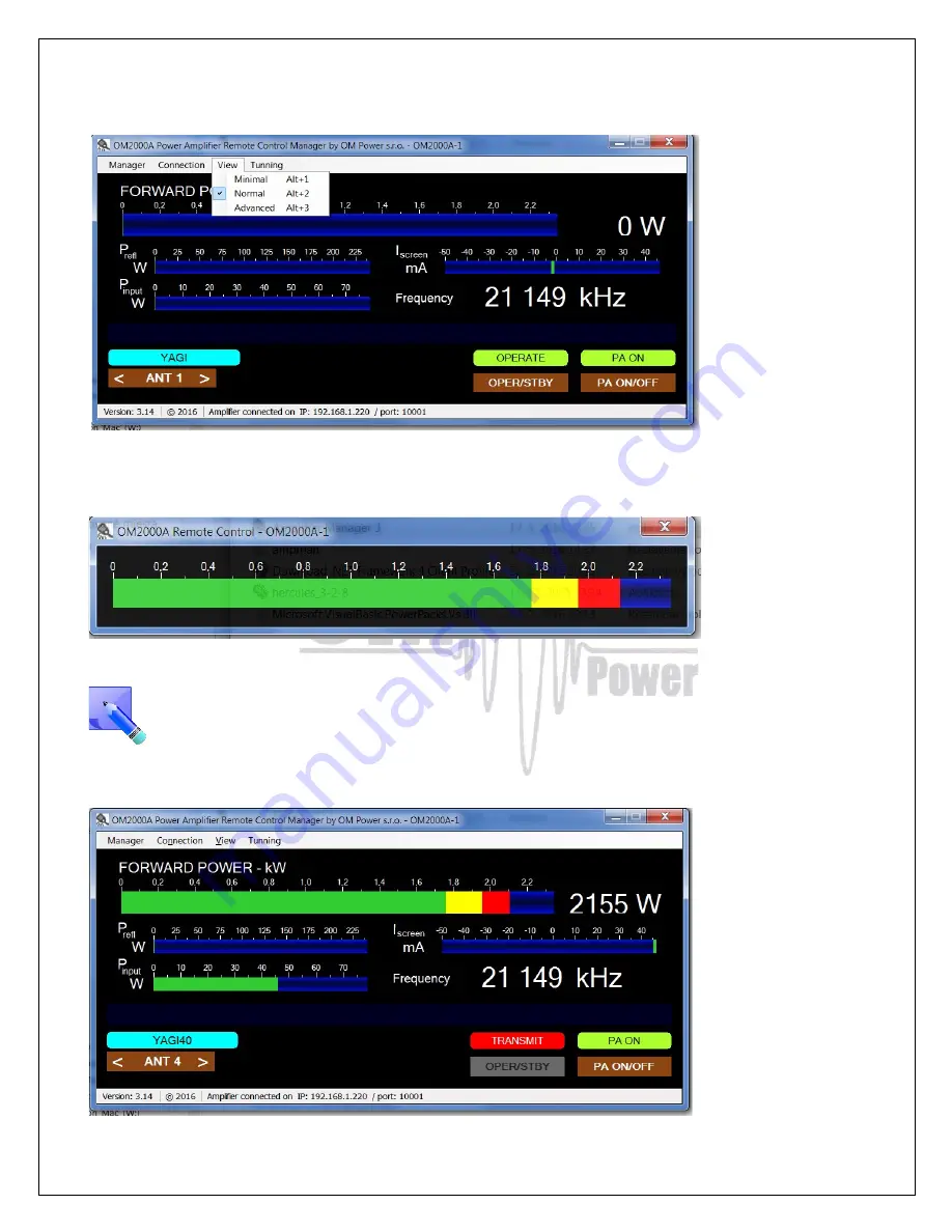 OM POWER OM2000A+ Instruction Manual Download Page 42