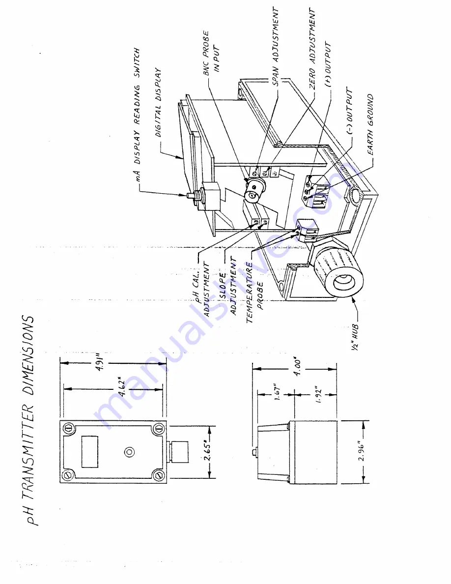 Omega Engineering PHTX-11 Operator'S Manual Download Page 12