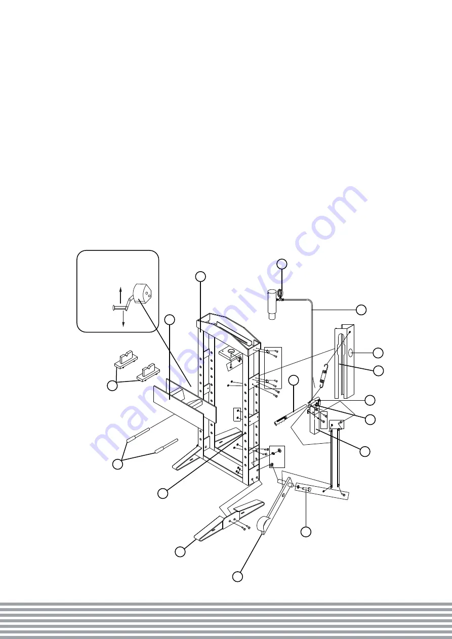 Omega Lift 61154 Operating Instructions & Parts Manual Download Page 3