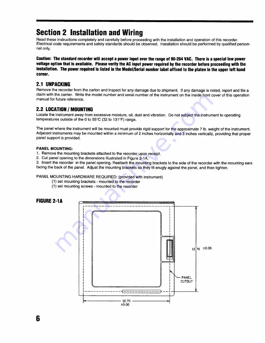 Omega CT5000 User Manual Download Page 6