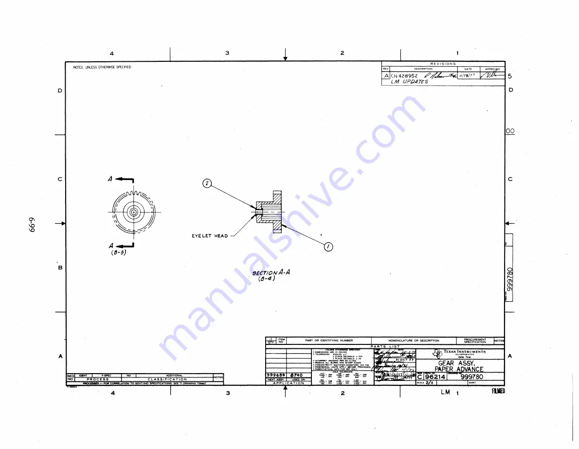 Omni 820 KSR Maintenance Manual Download Page 161