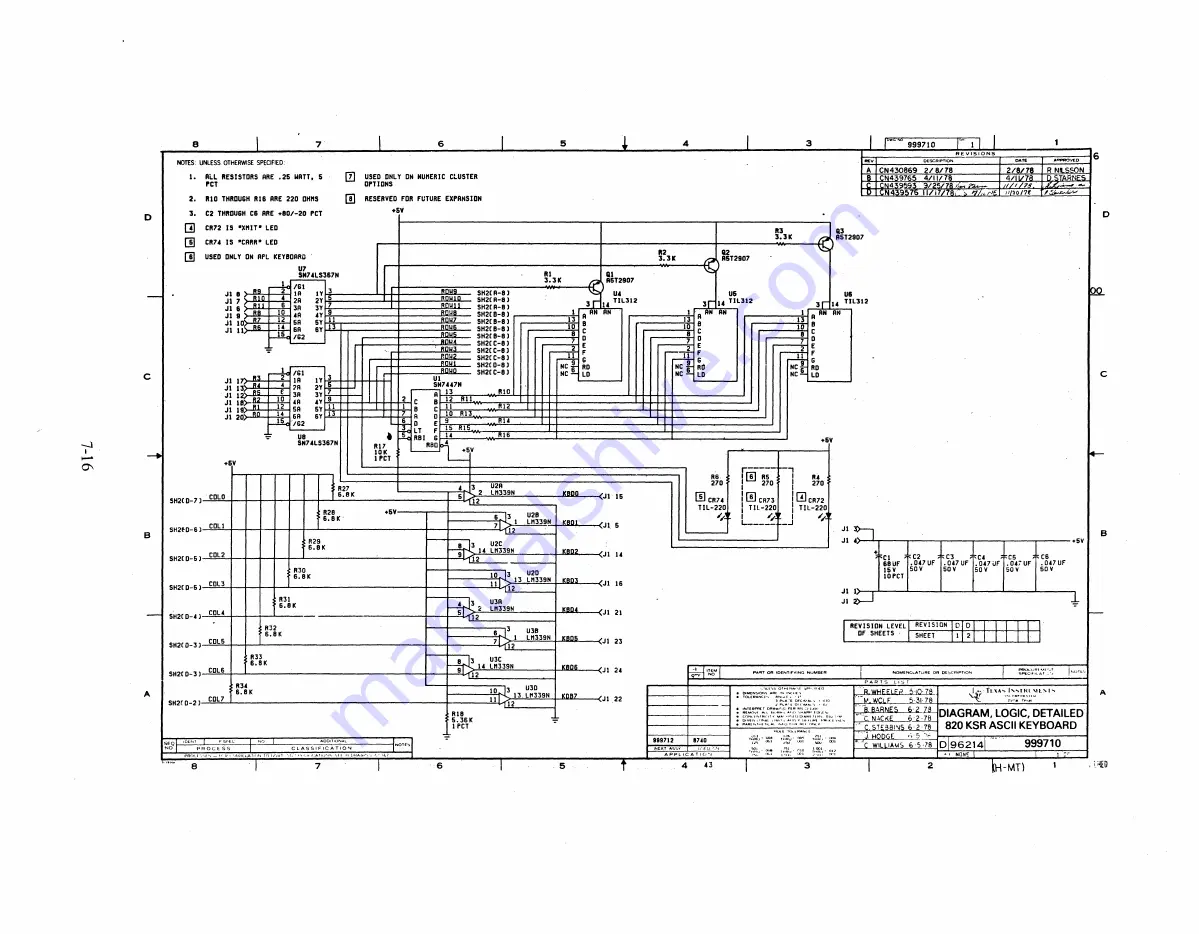 Omni 820 KSR Maintenance Manual Download Page 243