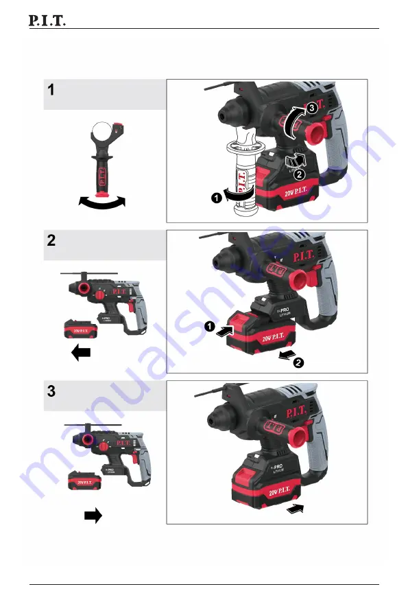 P.I.T. PBH20H-22B/1 Manual Download Page 3