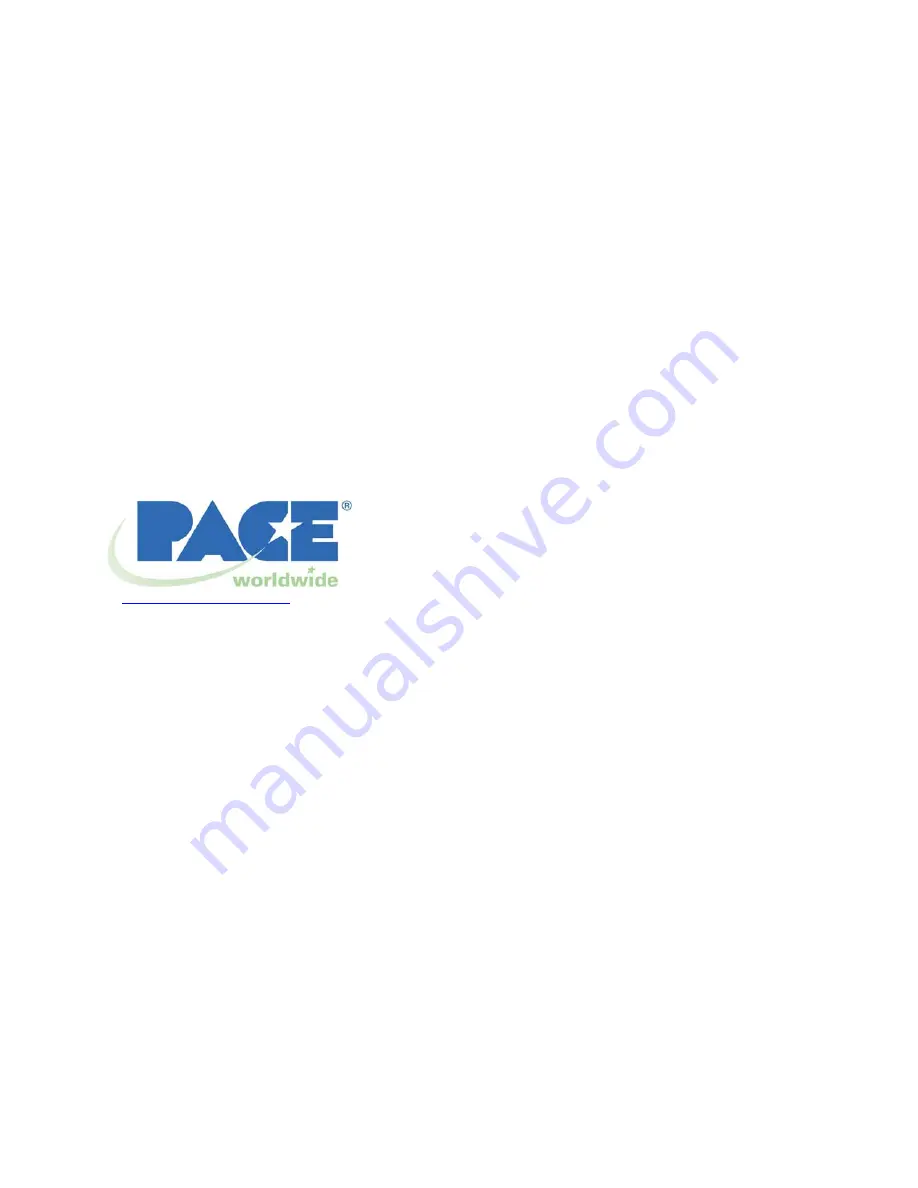 Pace TD-100 Operation And Maintenance Manual Download Page 11