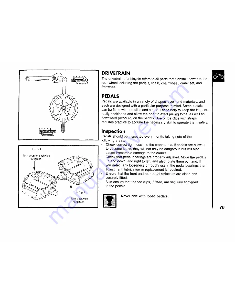 PACIFIC CYCLE Bicycle Owner'S Manual Download Page 76