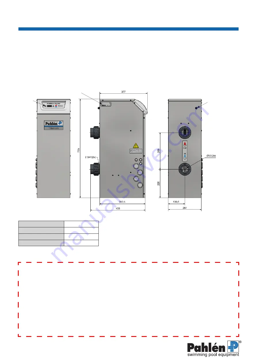 Pahlen MidiHeat EHD Скачать руководство пользователя страница 3