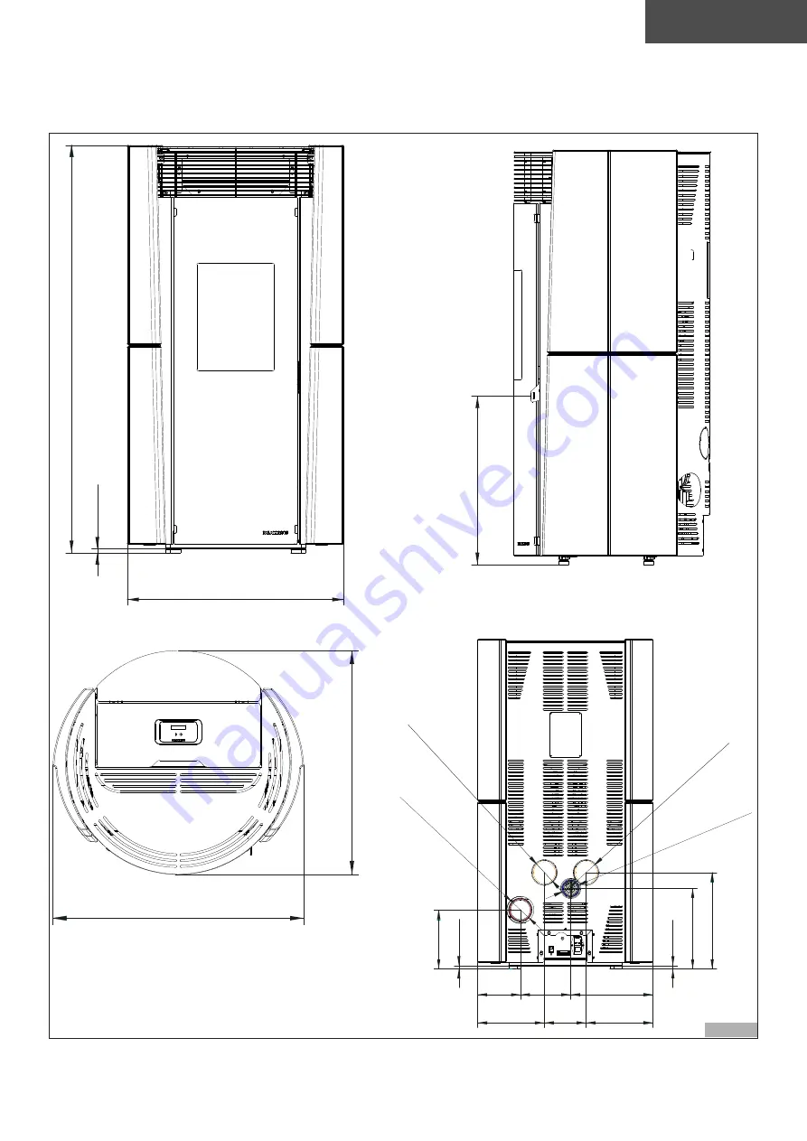 Palazzetti Ecofire Lilibet Product Technical Details Download Page 17