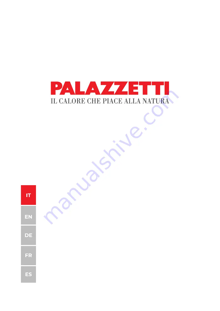 Palazzetti ECOMONOBLOCCO WTX F Series Product Technical Details Download Page 1