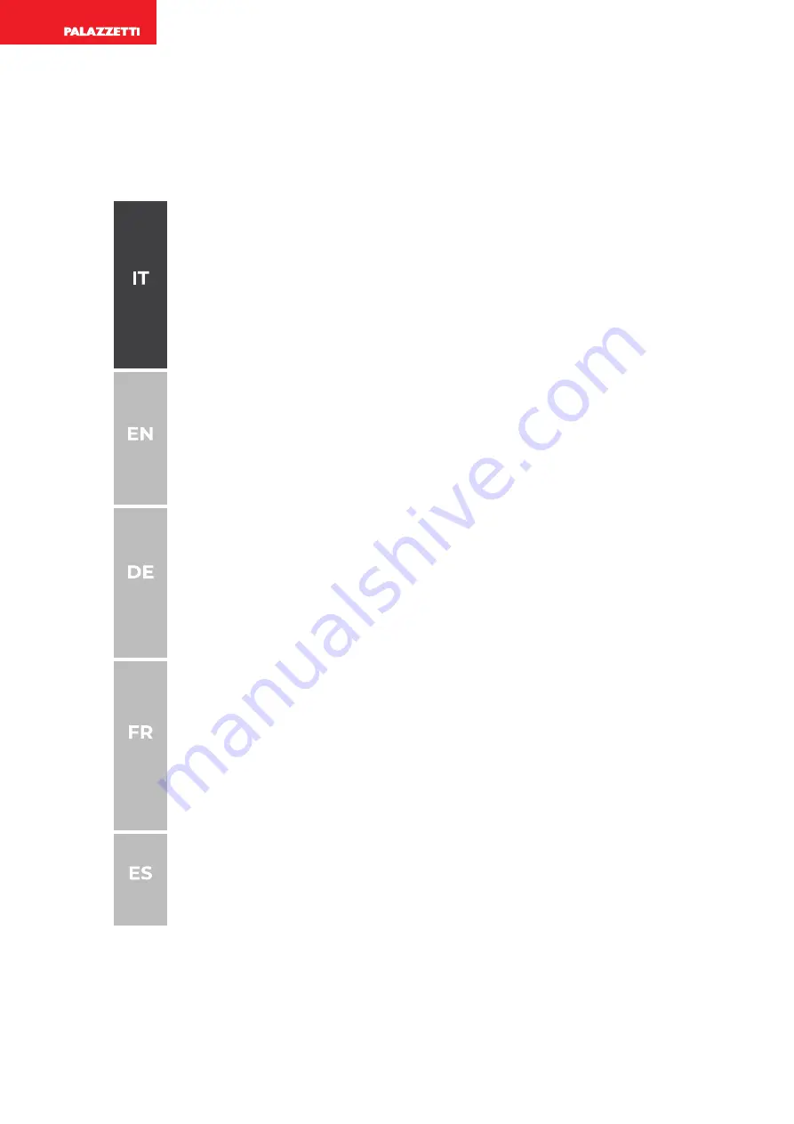 Palazzetti ECOMONOBLOCCO WTX F Series Product Technical Details Download Page 2