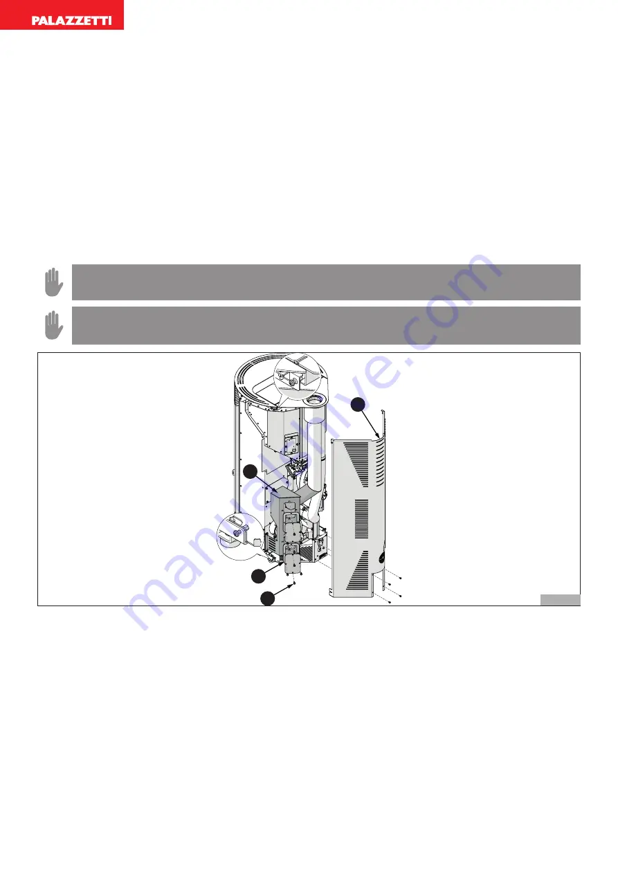 Palazzetti PIATTAFORMA T3 Installation And Maintenance Manual Download Page 124