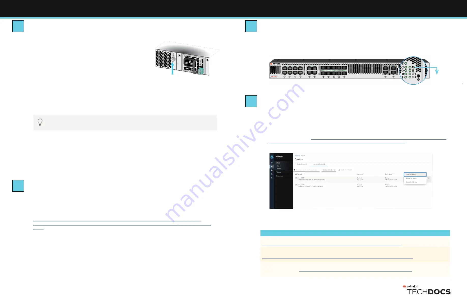 PaloAlto Networks ION 9200 Quick Start Manual Download Page 2