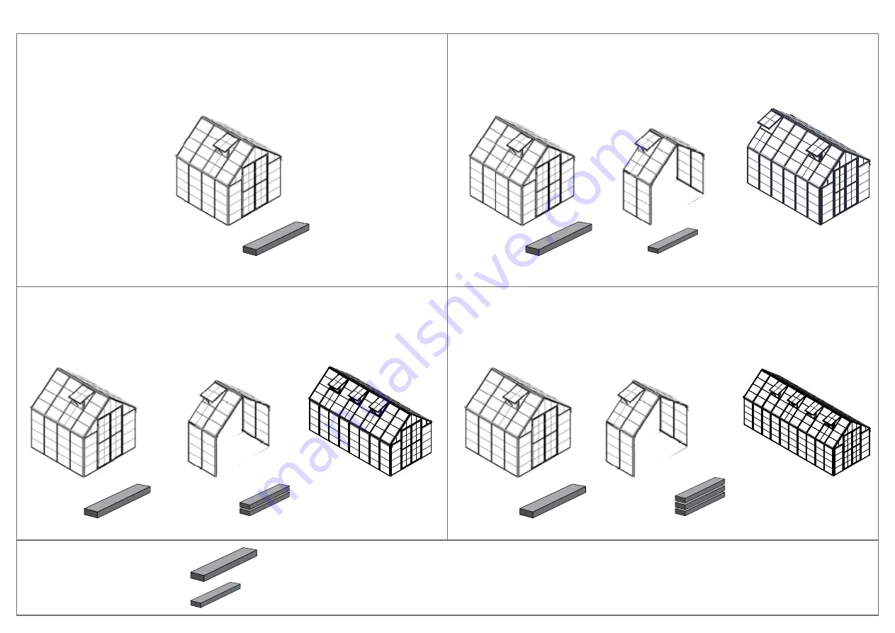 Palram Applications Snap & Grow 8x8 Instructions Manual Download Page 3