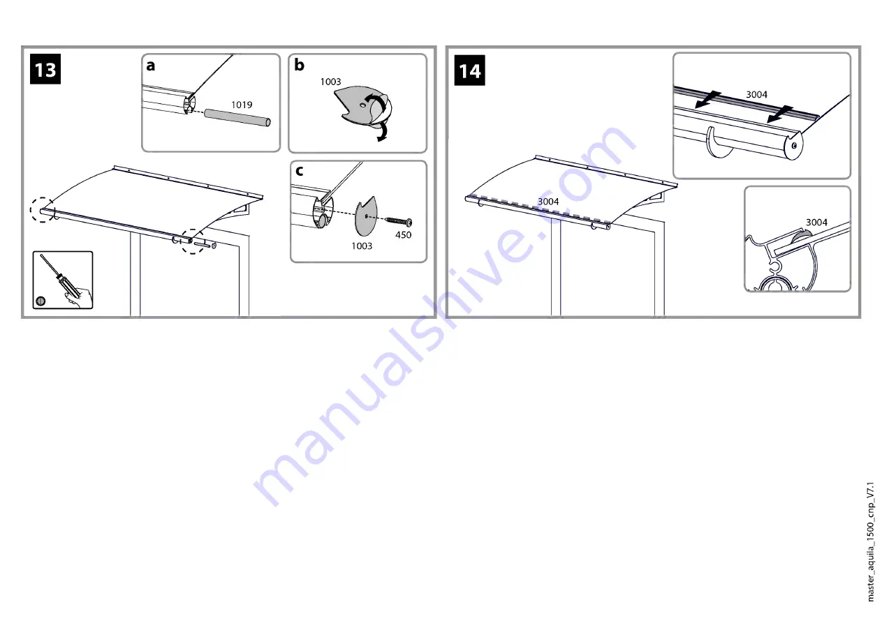 Palram Aquila 1500 Assembly Instructions Manual Download Page 27