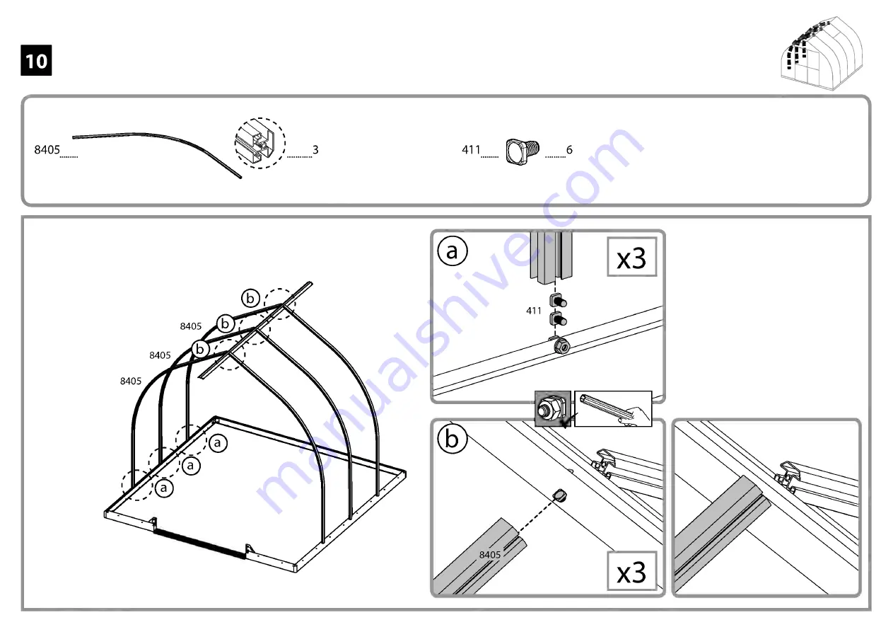 Palram Bella 8'x8'- TwinWall Glazing Скачать руководство пользователя страница 19