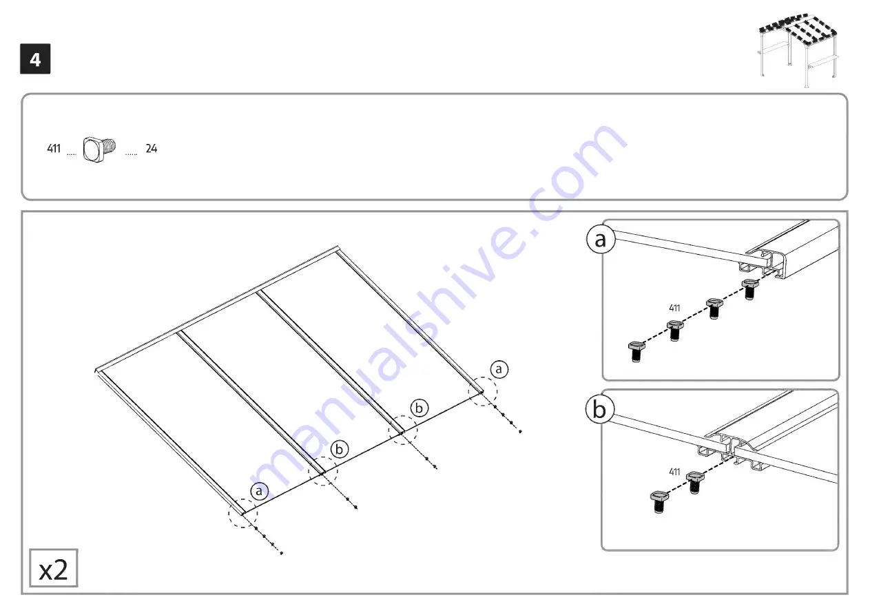 Palram CANOPIA AUSTIN 24x18/1.8x2.4 Скачать руководство пользователя страница 31