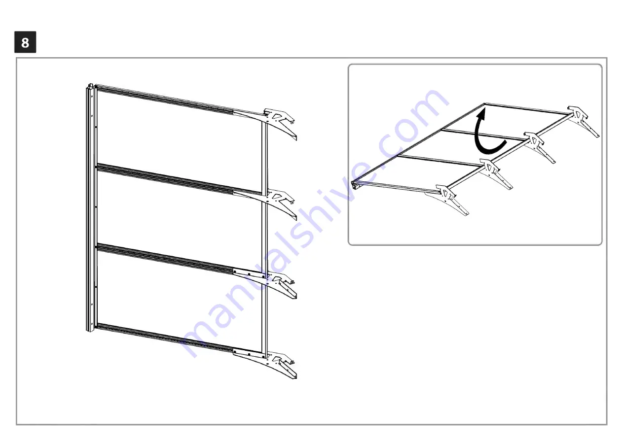 Palram CANOPIA AUSTIN 24x18/1.8x2.4 How To Assemble Download Page 35