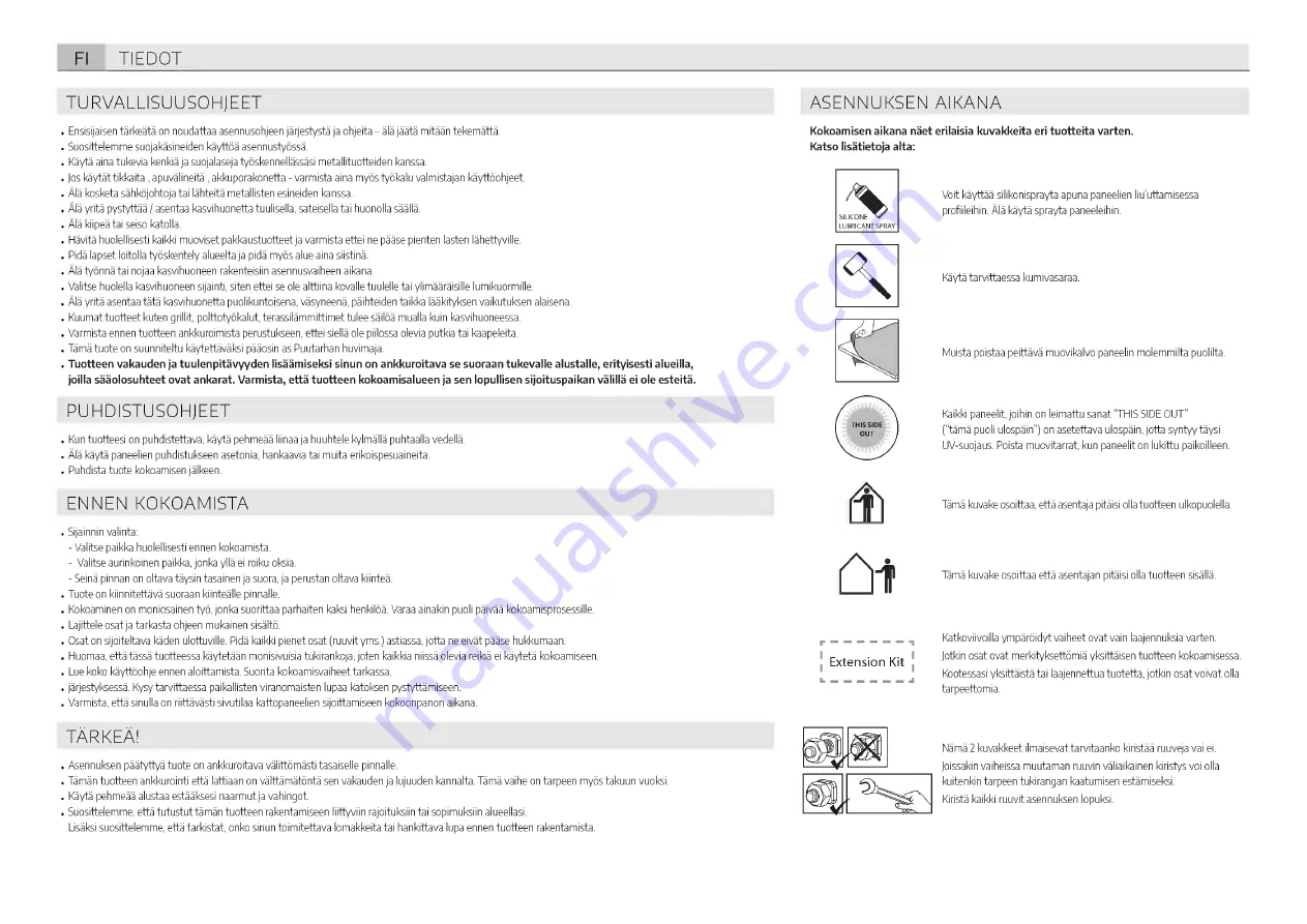 Palram CANOPIA LEDRO HG9191 How To Assemble Download Page 16