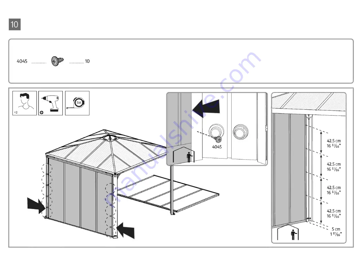 Palram CANOPIA LEDRO HG9191 Скачать руководство пользователя страница 37