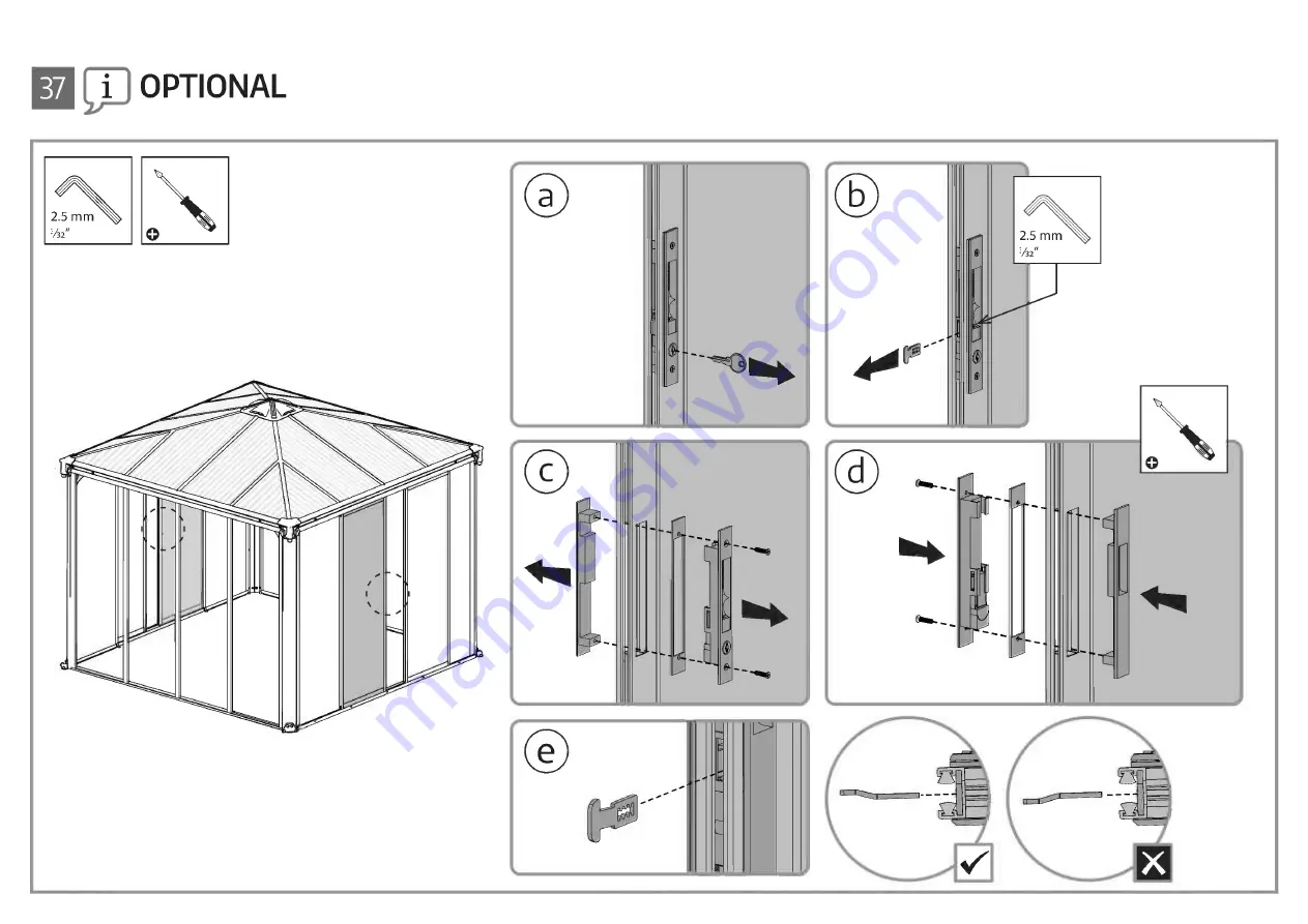 Palram CANOPIA LEDRO HG9191 How To Assemble Download Page 64