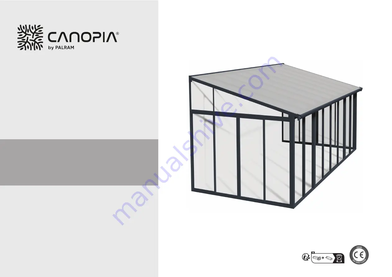 Palram CANOPIA SANREMO 10x18/3x5.46 Скачать руководство пользователя страница 1