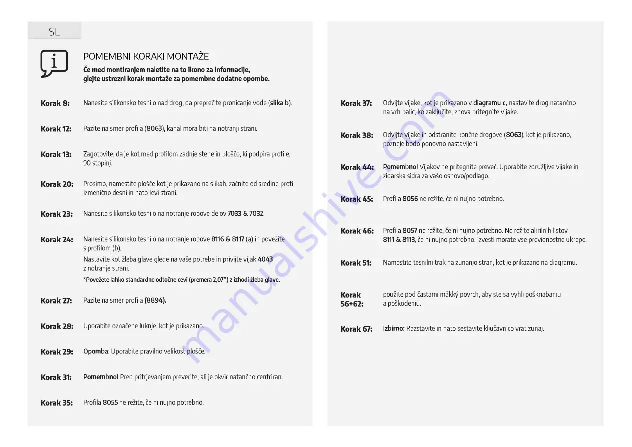 Palram CANOPIA SANREMO 10x18/3x5.46 How To Assemble Download Page 42