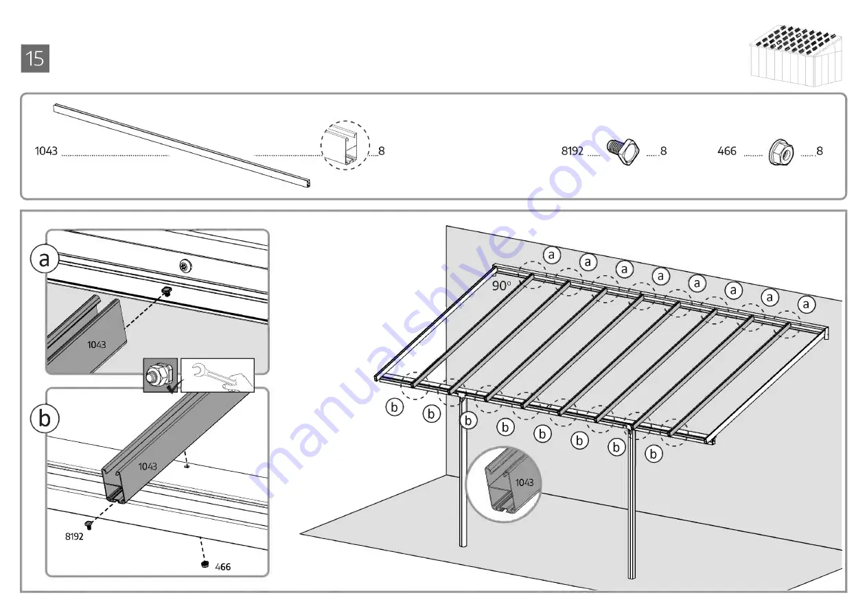 Palram CANOPIA SANREMO 10x18/3x5.46 How To Assemble Download Page 66