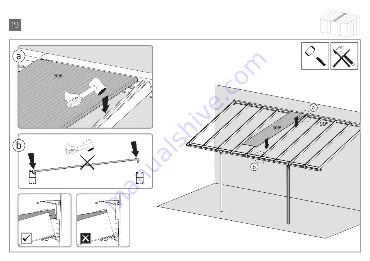 Palram CANOPIA SANREMO 10x18/3x5.46 Скачать руководство пользователя страница 70