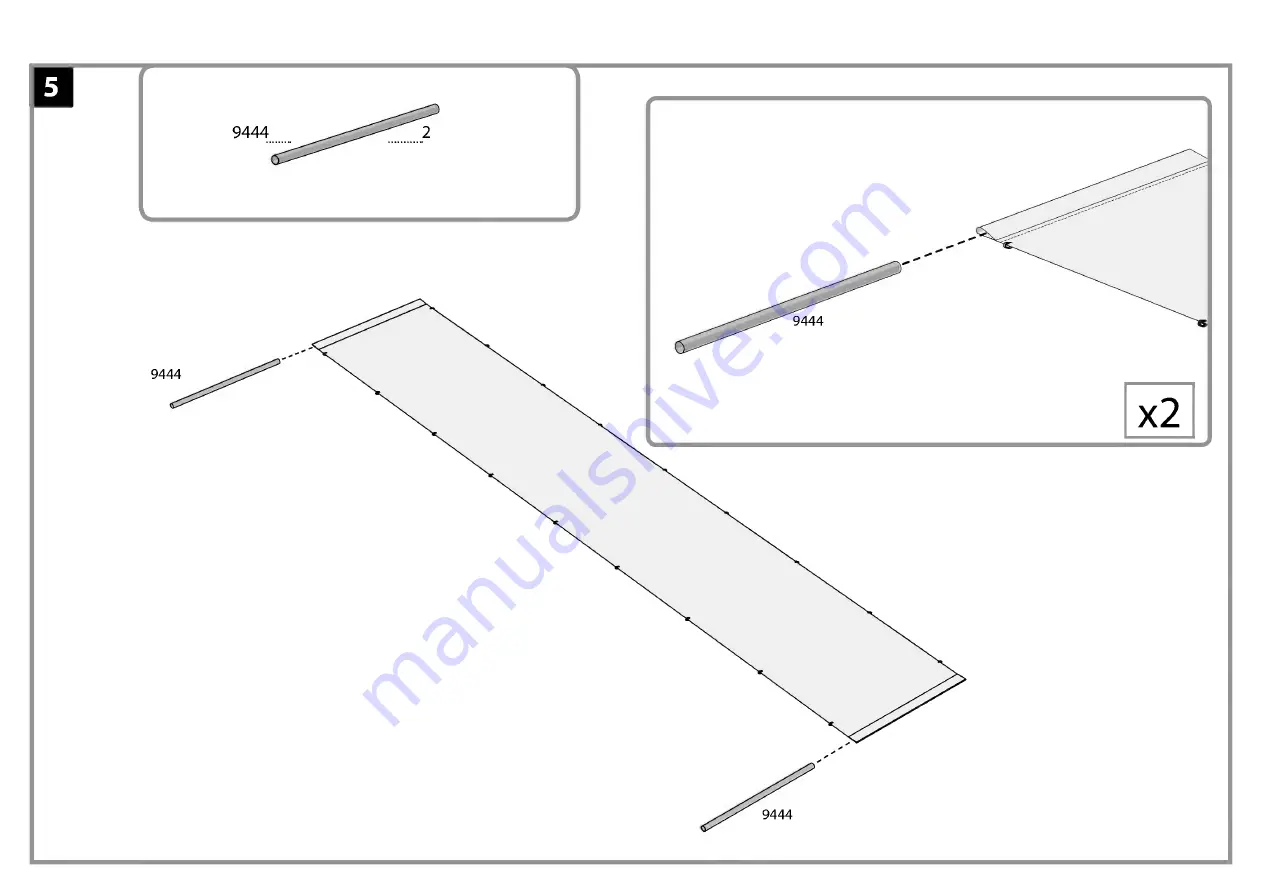 Palram canopia STOCKHOLM 11x12 / 3.4x3.7 How To Assemble Download Page 29