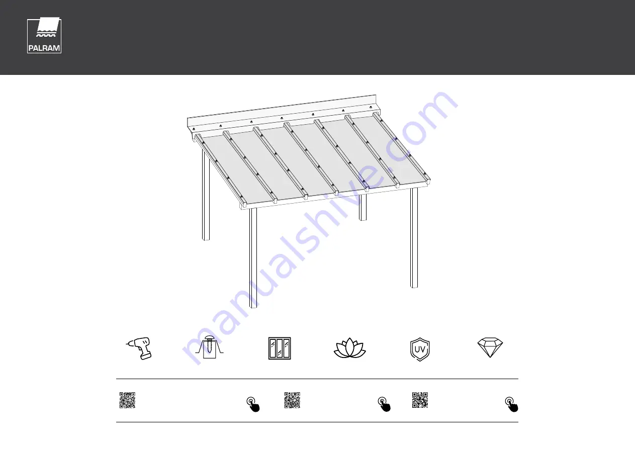 Palram EZ Glaze Скачать руководство пользователя страница 1