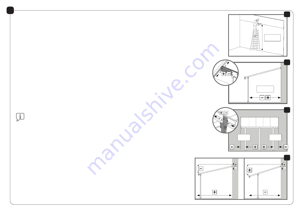 Palram Feria SideWall 3 Assembly Instructions Manual Download Page 6