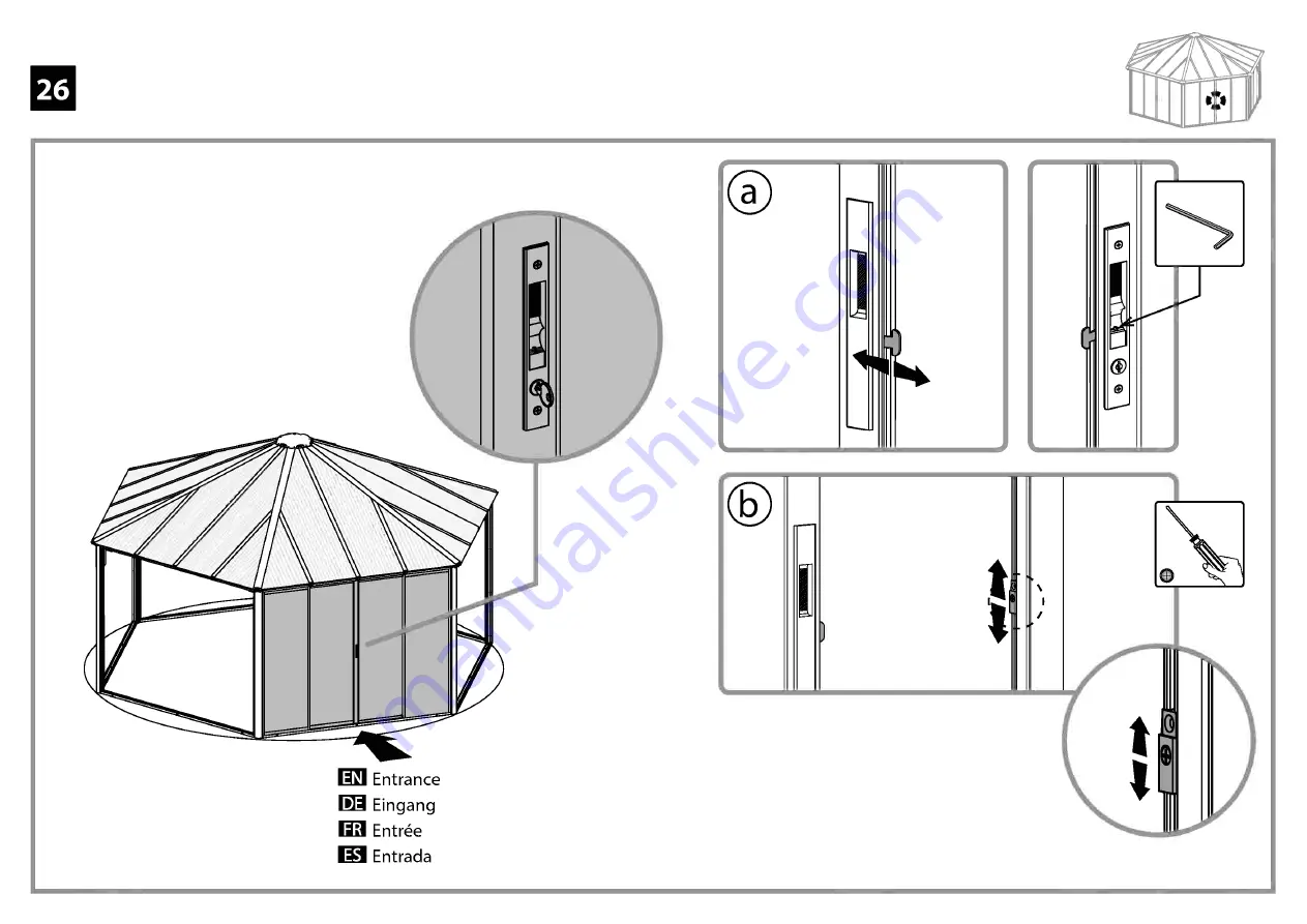 Palram GARDA 17x20 Скачать руководство пользователя страница 45