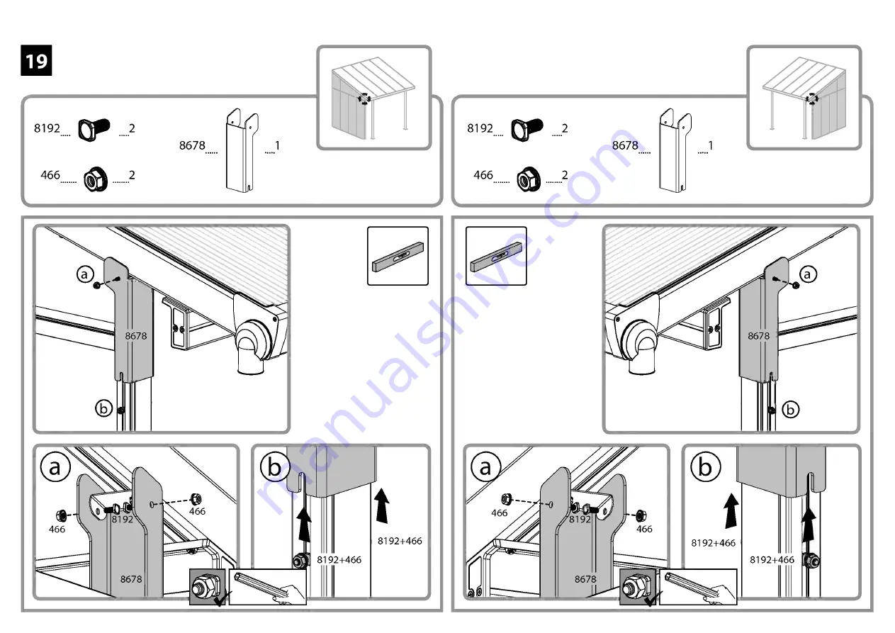 Palram SideWall 3 Manual Download Page 36