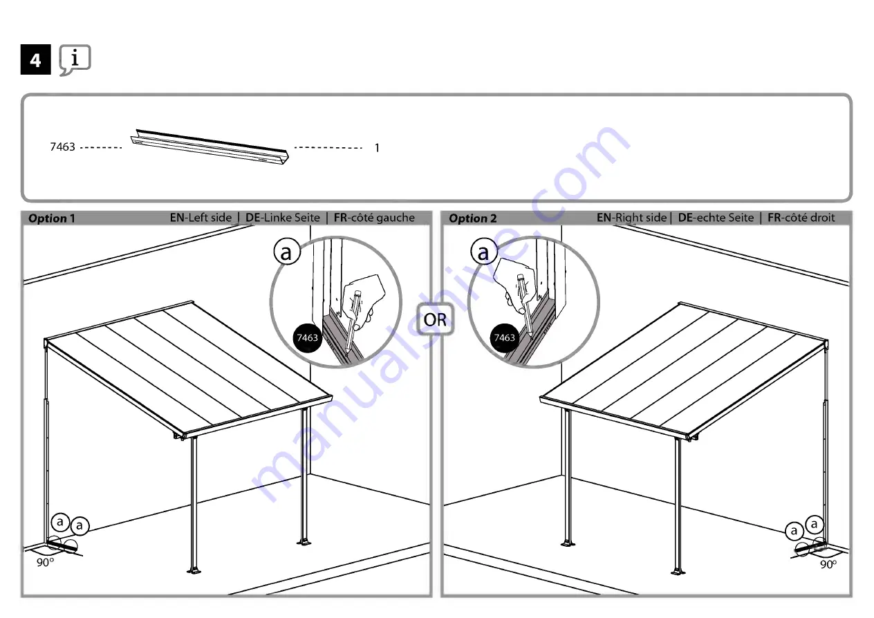 Palram SideWall 3 Скачать руководство пользователя страница 20