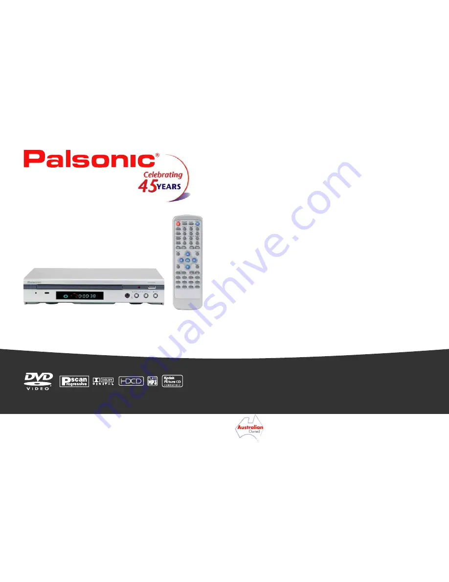 Palsonic DVD2040 Specifications Download Page 1