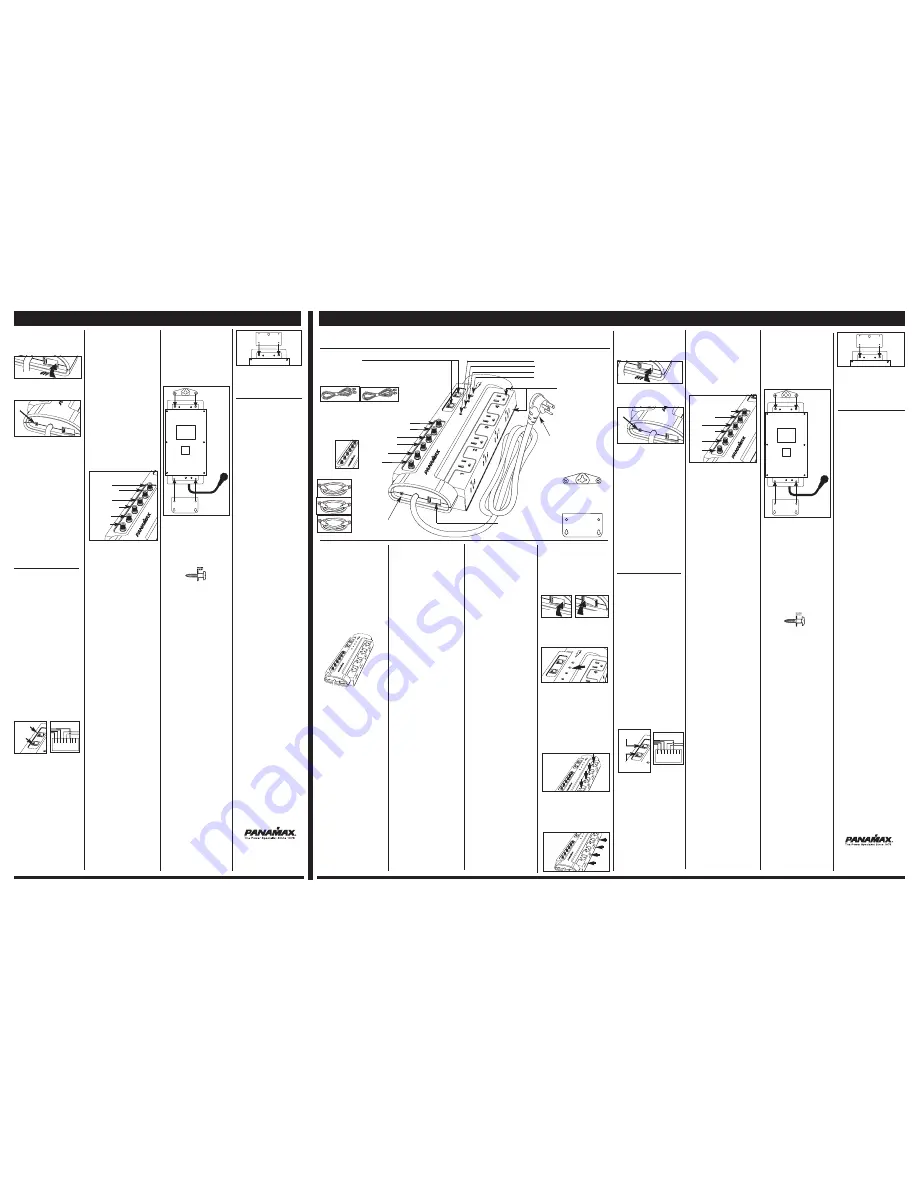 Panamax M8-HT-PRO Instructions For Use Download Page 2