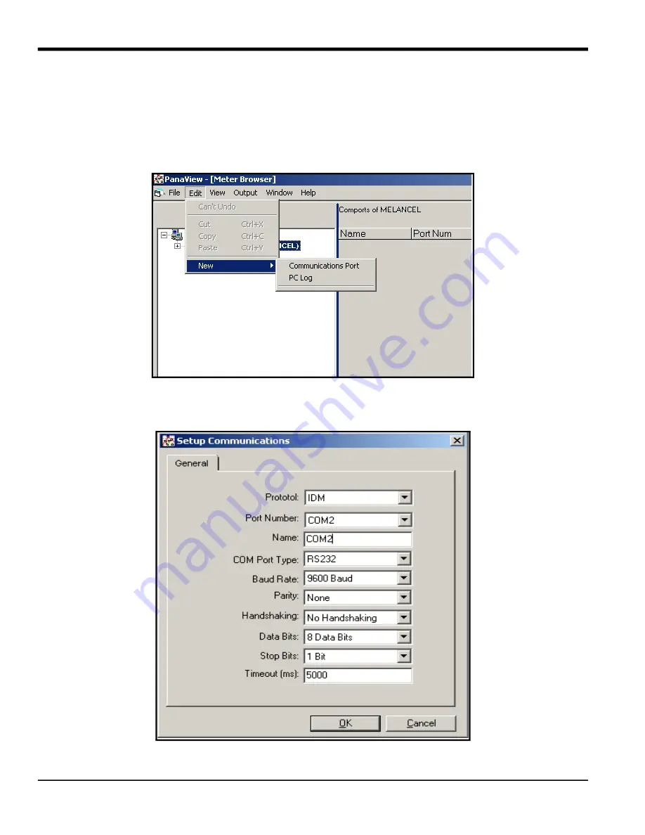 Panametrics DigitalFlow DF868 Скачать руководство пользователя страница 120