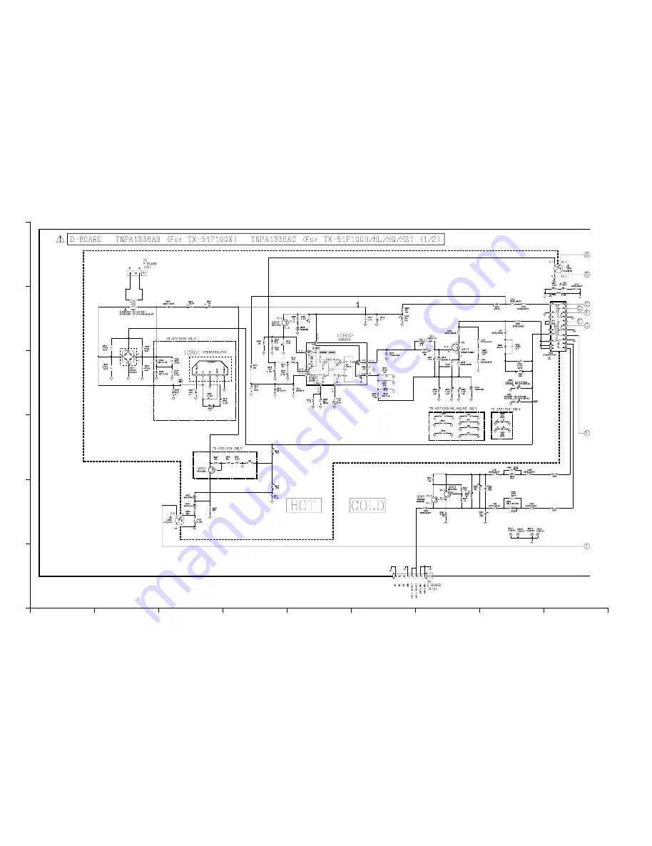 panas TX-51P100X Service Manual Download Page 58