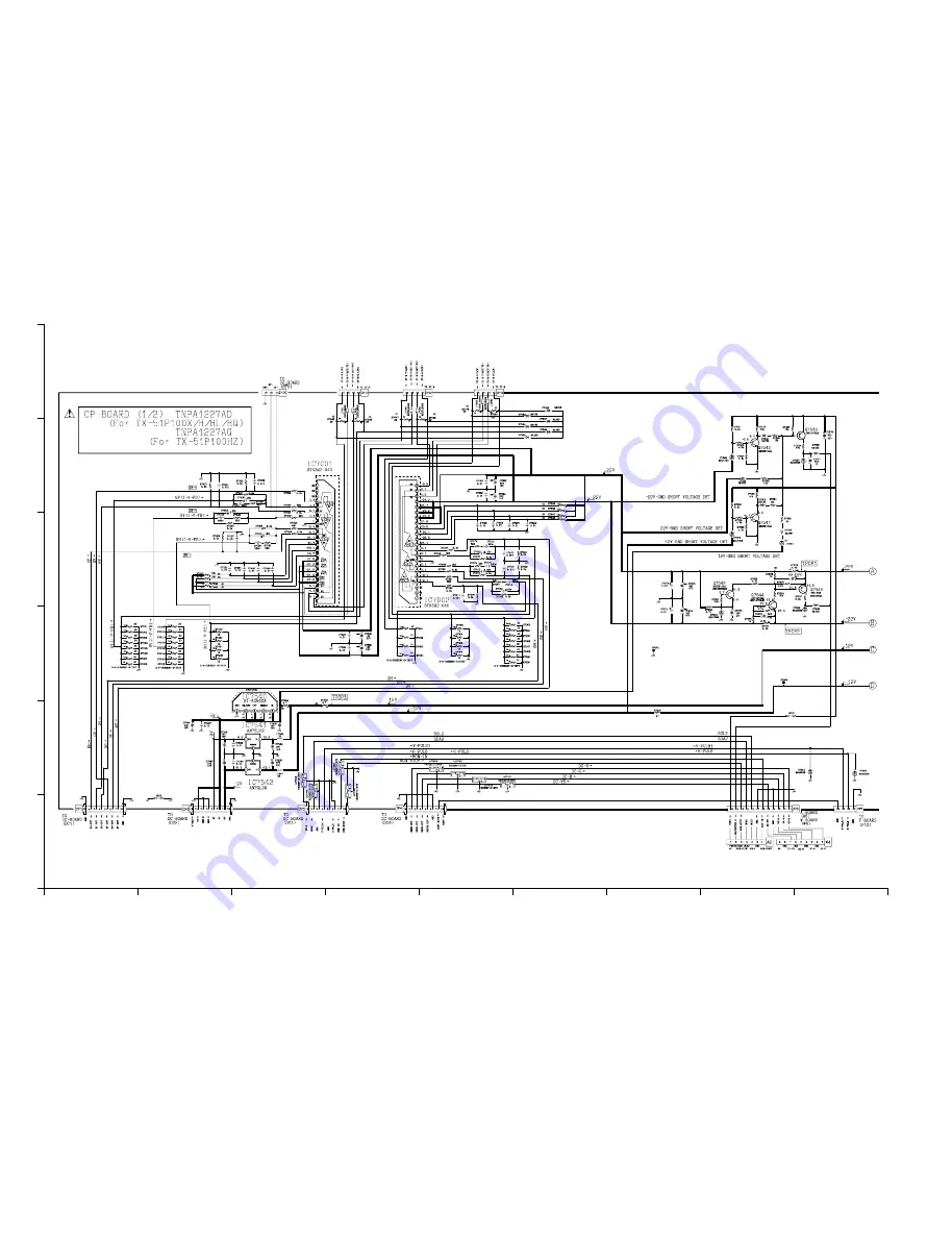 panas TX-51P100X Service Manual Download Page 64