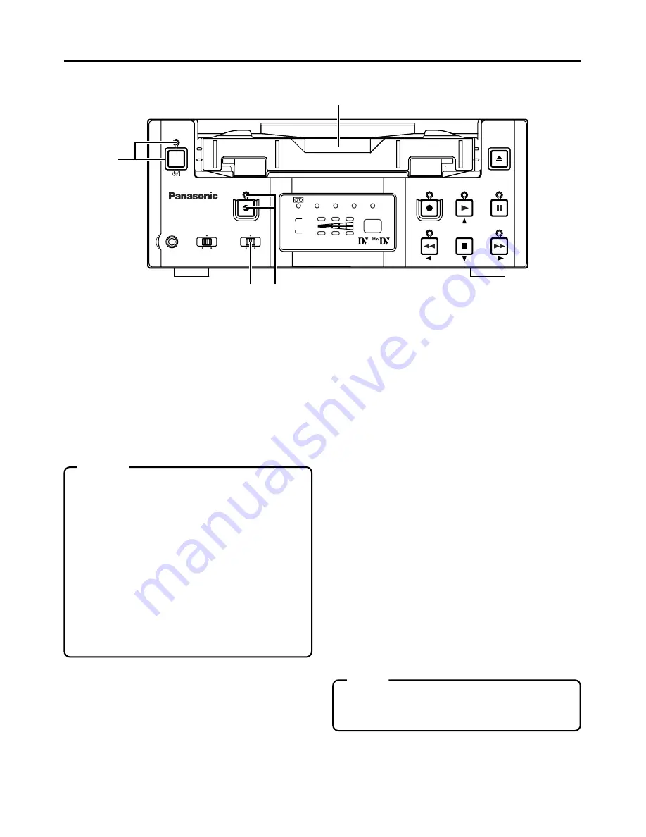 Panasonic AG-DV2500P Скачать руководство пользователя страница 10