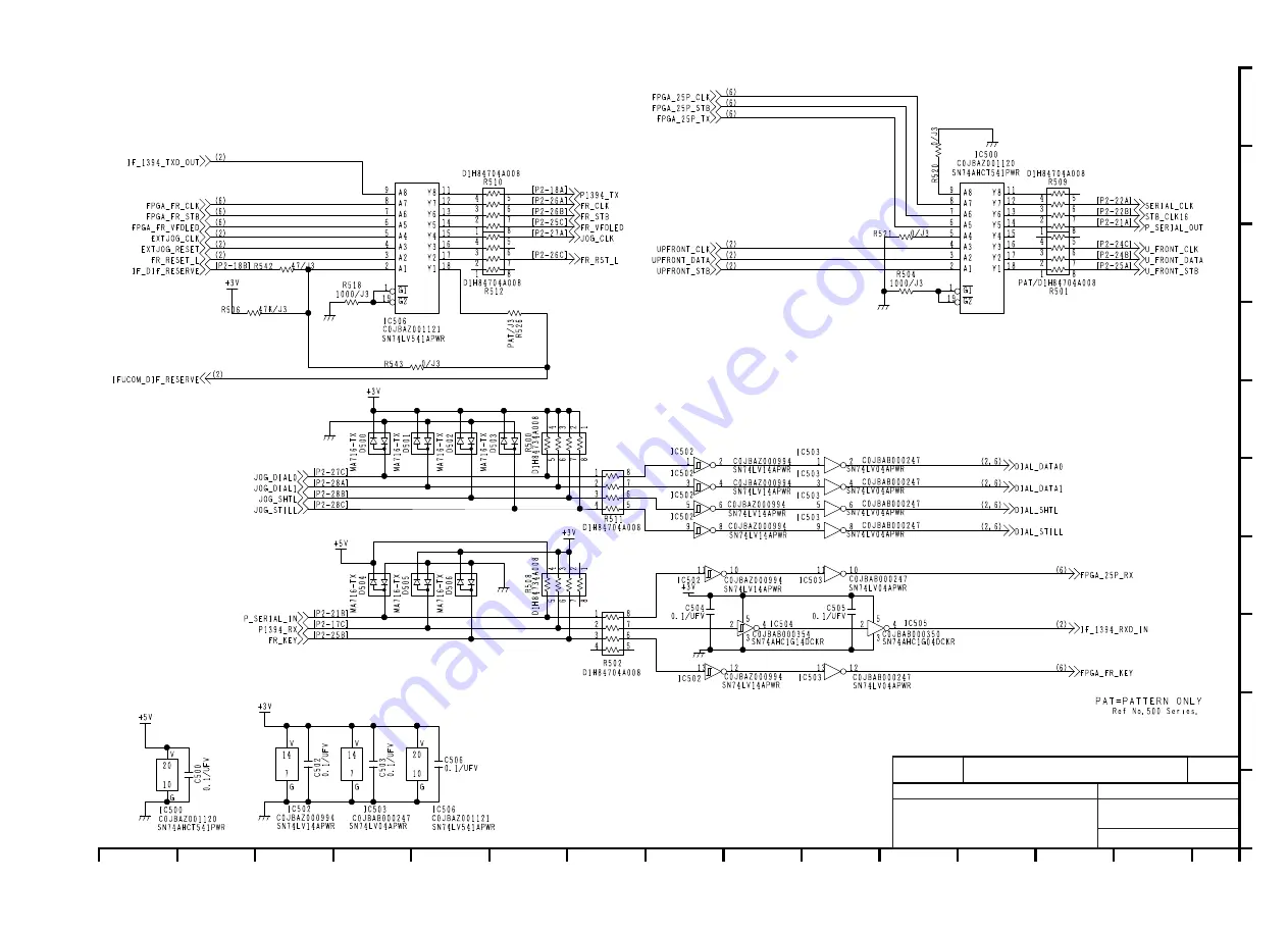 Panasonic AJSD955B - DVCPRO50 STUDIO DECK Скачать руководство пользователя страница 309